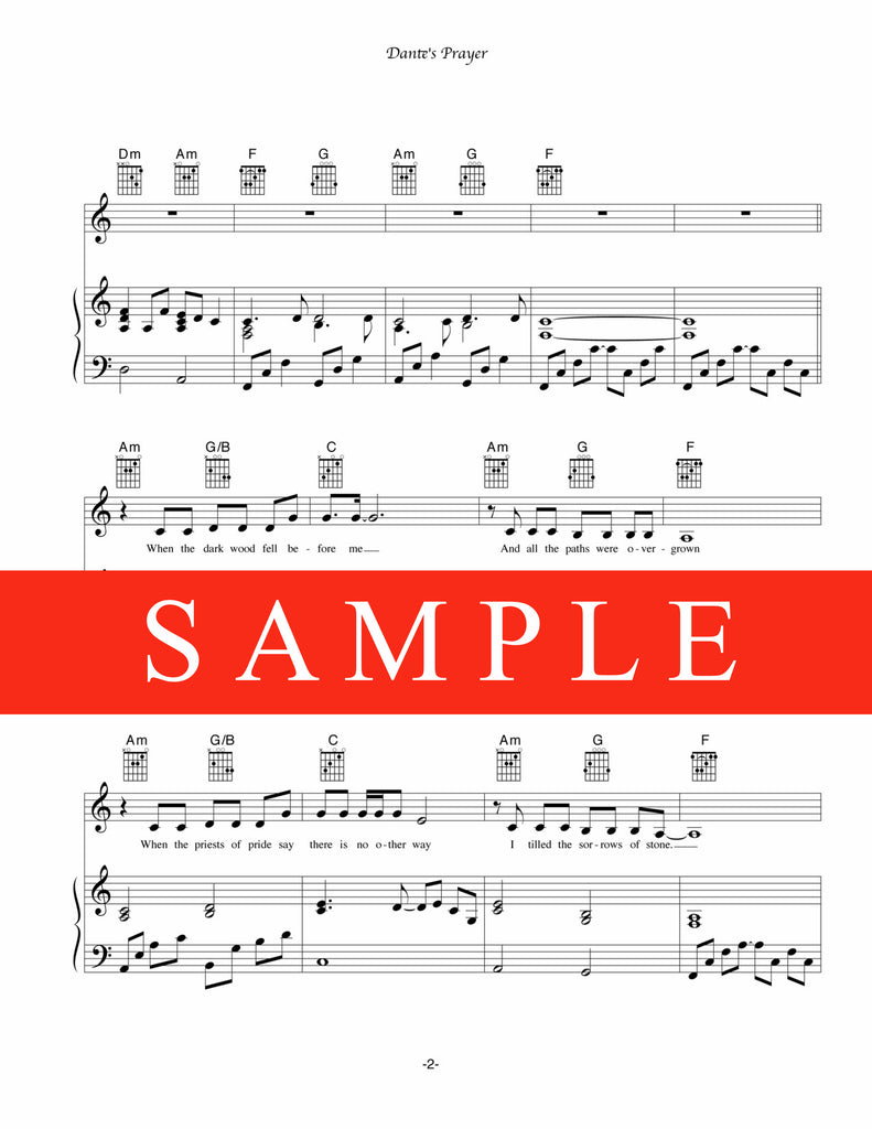 Sheet Music Sample