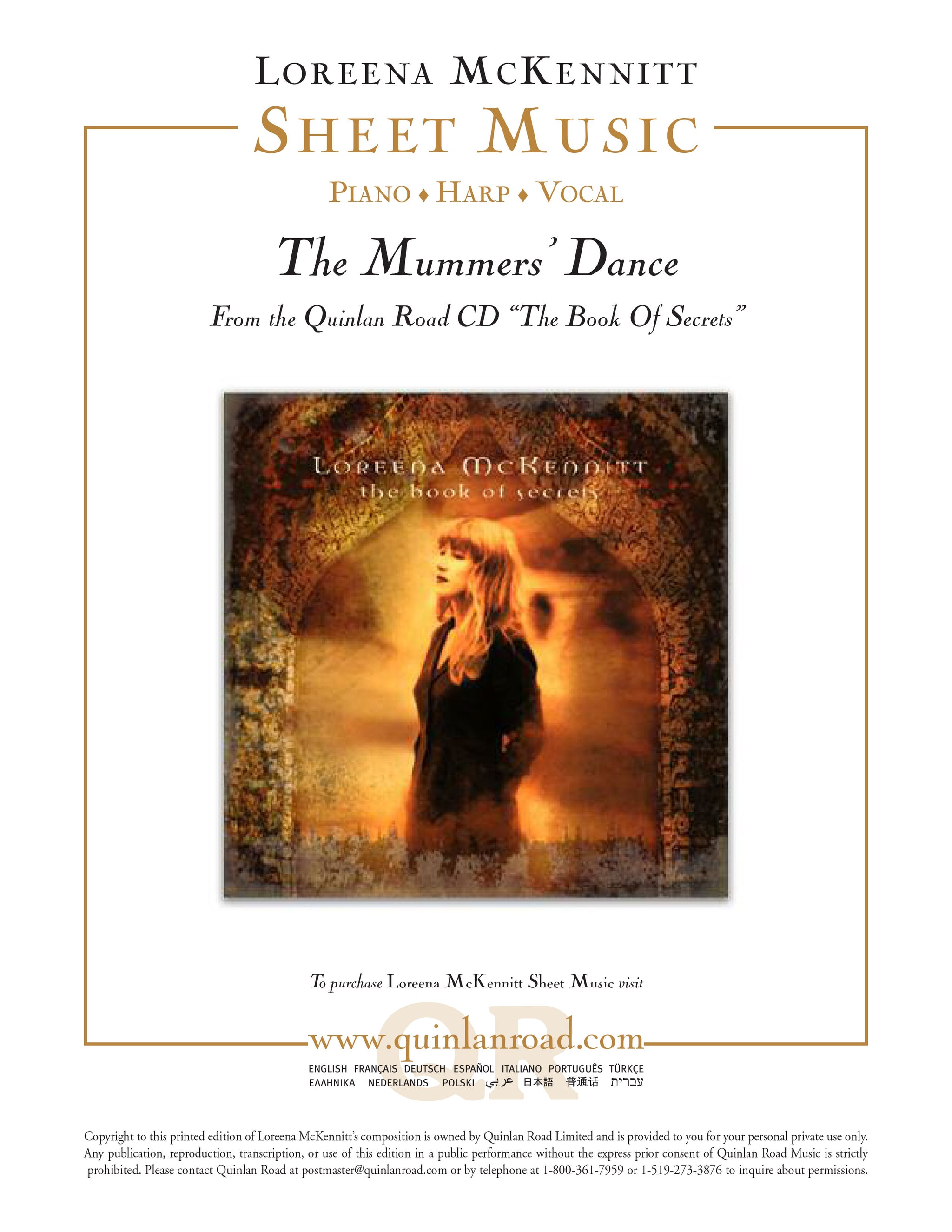 The Mummers' Dance – Loreena McKennitt Shop